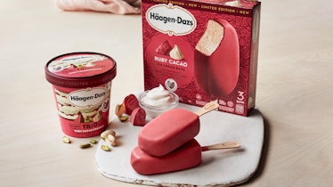 Häagen-Dazs' New Ruby Cacao Ice Cream Bars Are A Millennial Pink Treat 