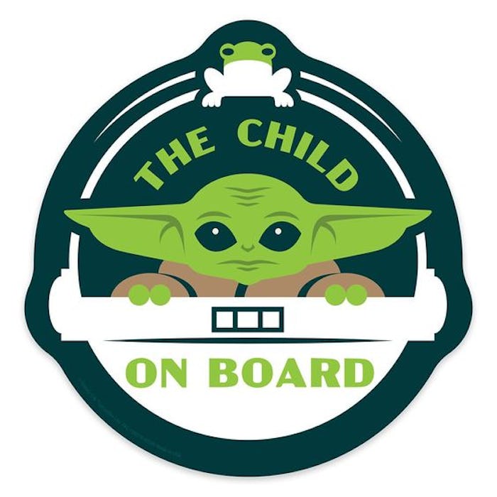 Baby Yoda Car Magnet