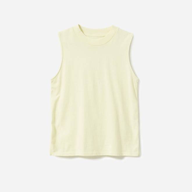 The Cotton Mockneck Muscle Tank 