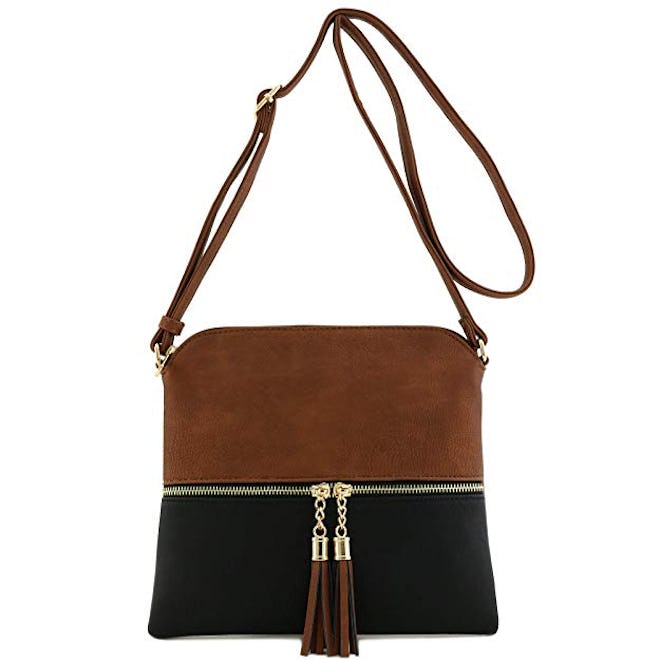 DELUXITY Crossbody Bag with Tassel