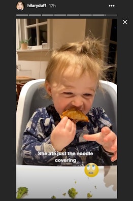 Hilary Duff's posts about Banks being a picky eater are so relatable.