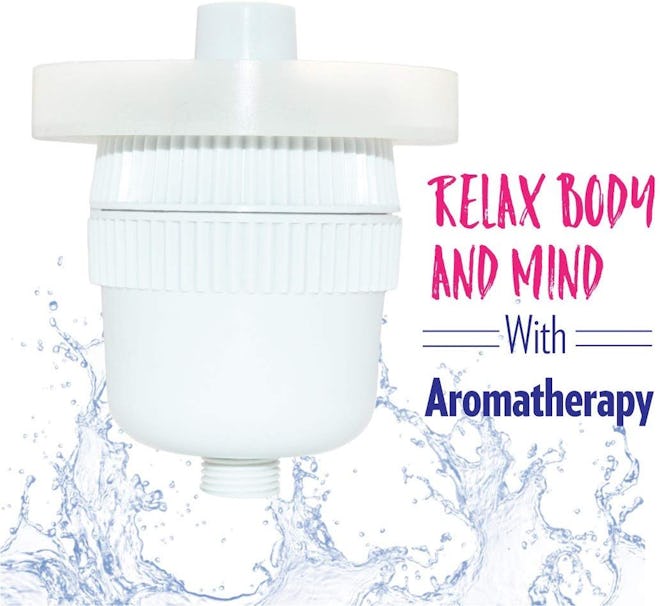 New Wave Enviro Shower Filter With Aromatherapy Diffuser Ring