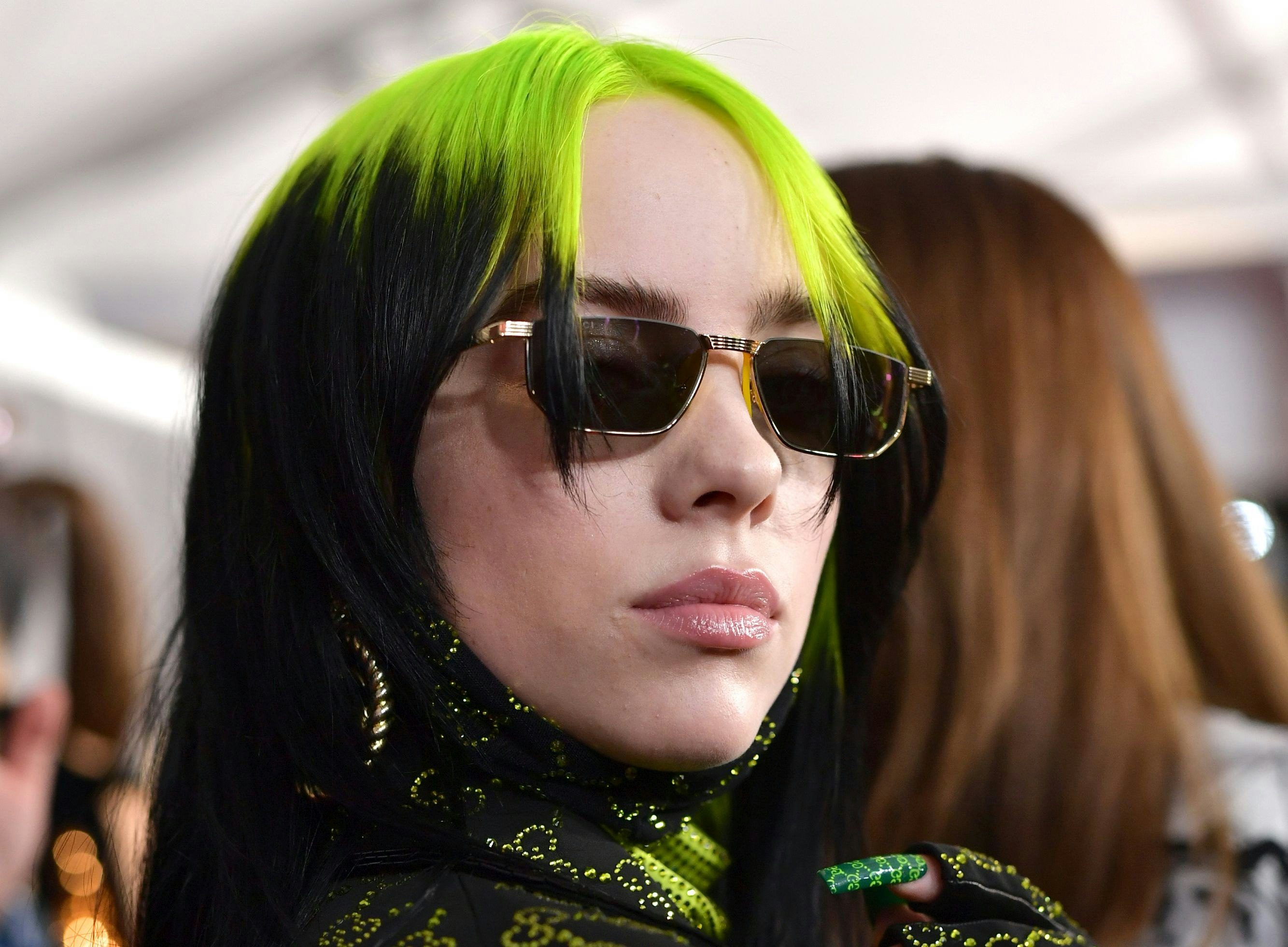 Billie Eilish S 2020 Grammys Outfit Is A Slime Green Dream
