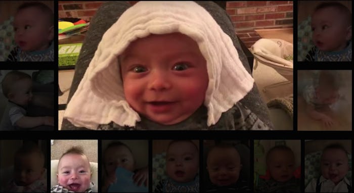 Dad records baby for a year, uses coos to recreate "Thunderstruck" by AC/DC