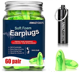 AMAZKER Earplugs (60-Pack)