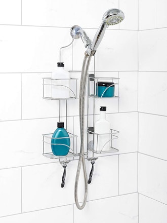 Zenna Home Expandable Over-The-Shower Caddy,