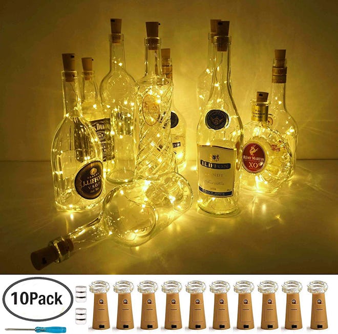 LoveNite Wine Bottle Lights with Cork