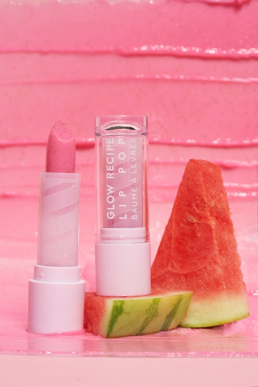 Glow Recipe's new Watermelon Glow Lip Pop is a scrub, a tint, and a balm