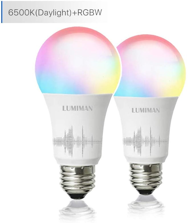 LUMIMAN Smart WiFi Light Bulbs (2-Pack)