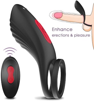 PHANXY Vibrating Penis Ring with Double Ring