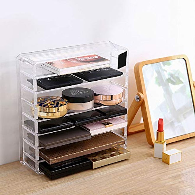 ROWNYEON Acrylic Makeup Palette Organizer