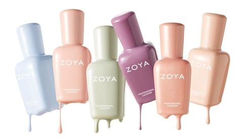 Zoya's new Calm collection features six pastels in dreamy creamy and subtly shimmer shades.