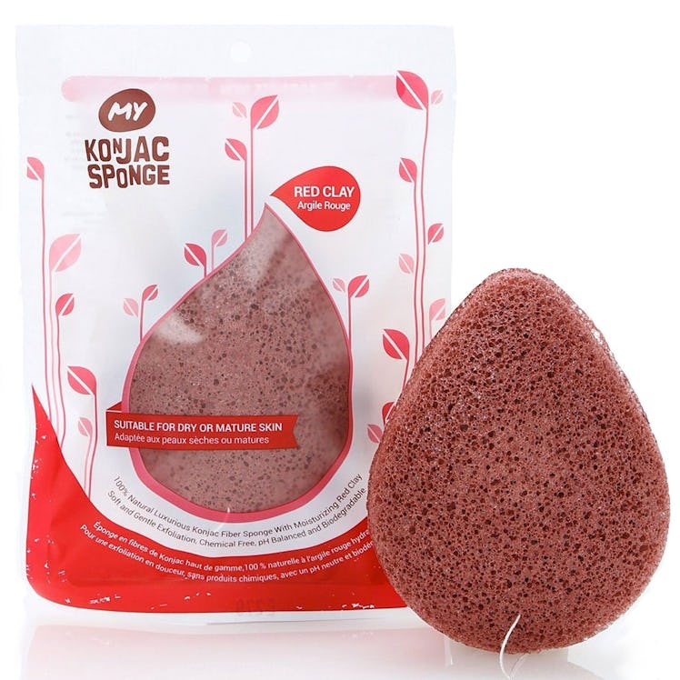 MY Konjac Sponge with French Red Clay