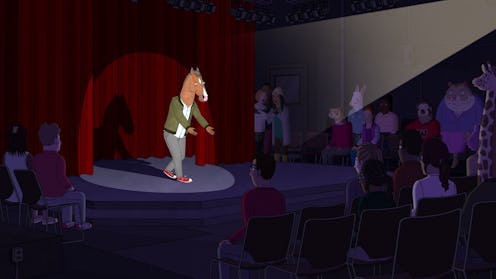 BoJack (voiced by Will Arnett) on stage in BoJack Horseman Season 6