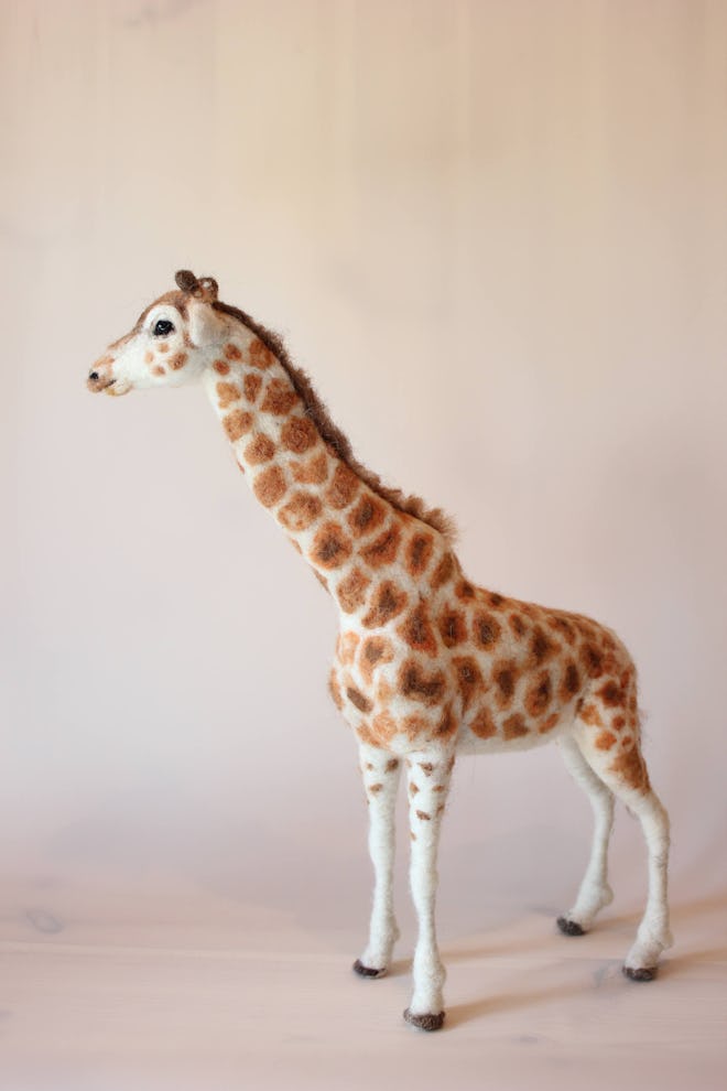 Needle felted Giraffe