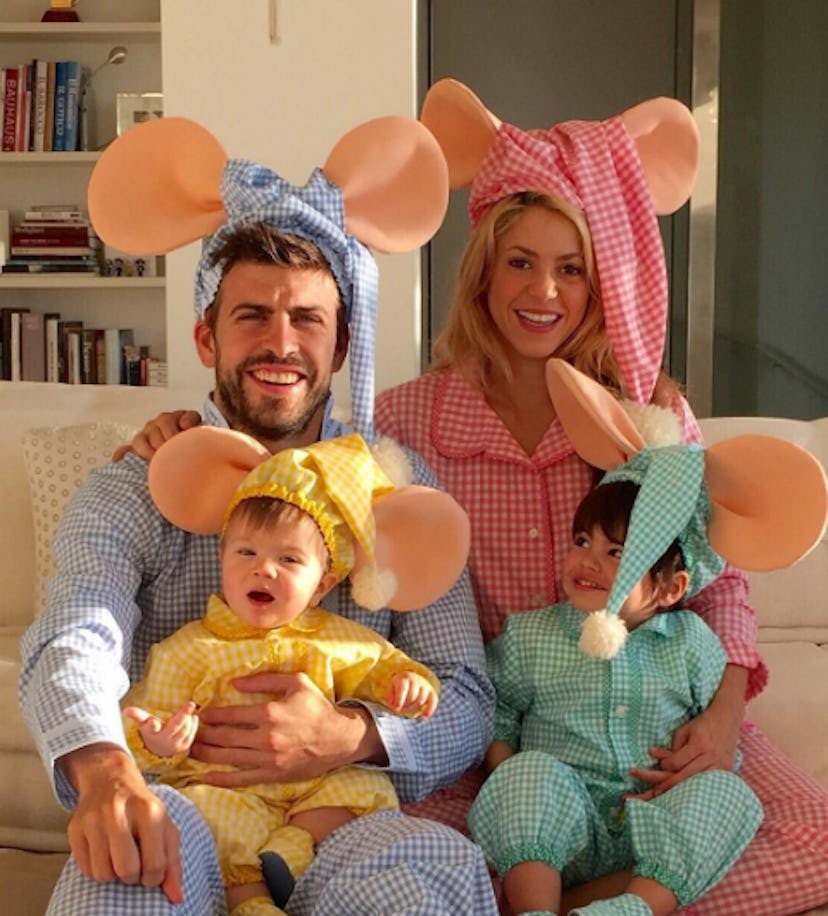 Not even dressing up as classic cartoon characters can make this gorgeous family look uncool.