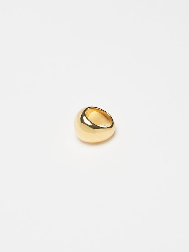 Large Gold Orb Ring 