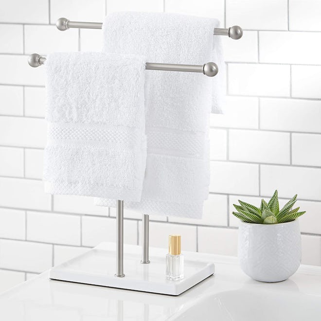 AmazonBasics Double-T Hand Towel Holder