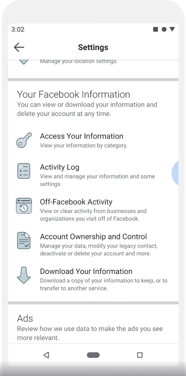 Facebook will now let you see the myriad ways it's tracking you