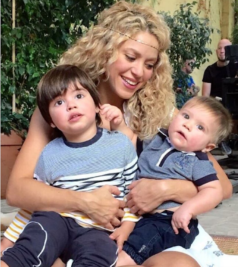 Shakira could not look more in love with her two sons in 2015 if she tried.
