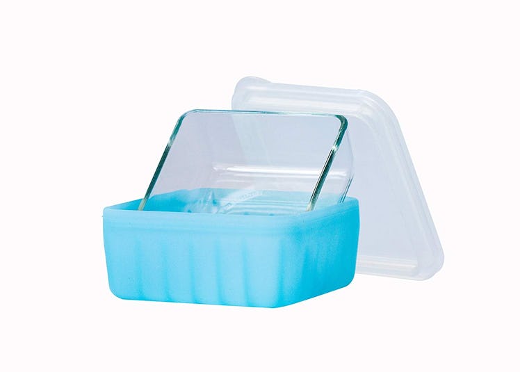 Plastic-Free Glass and Silicone Food Container