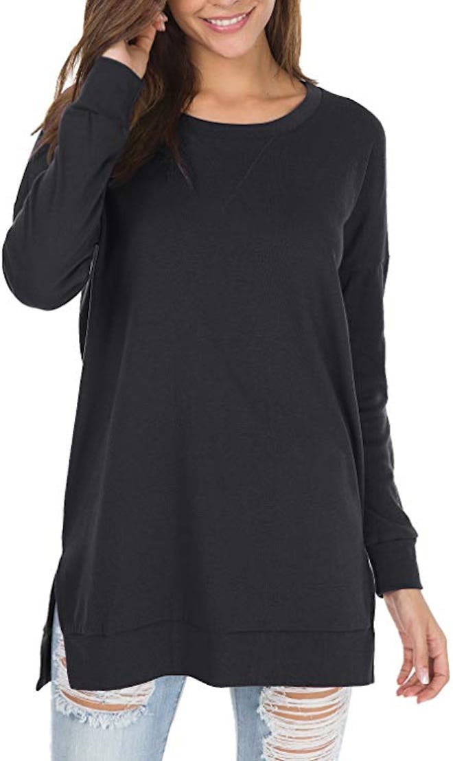 levaca Women's Fall Long Sleeve Tunic