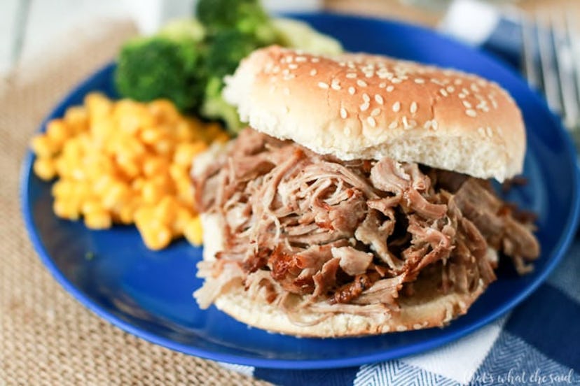 Pulled pork is perfect in the Instant Pot and can be used for so many snacks during your Super Bowl ...