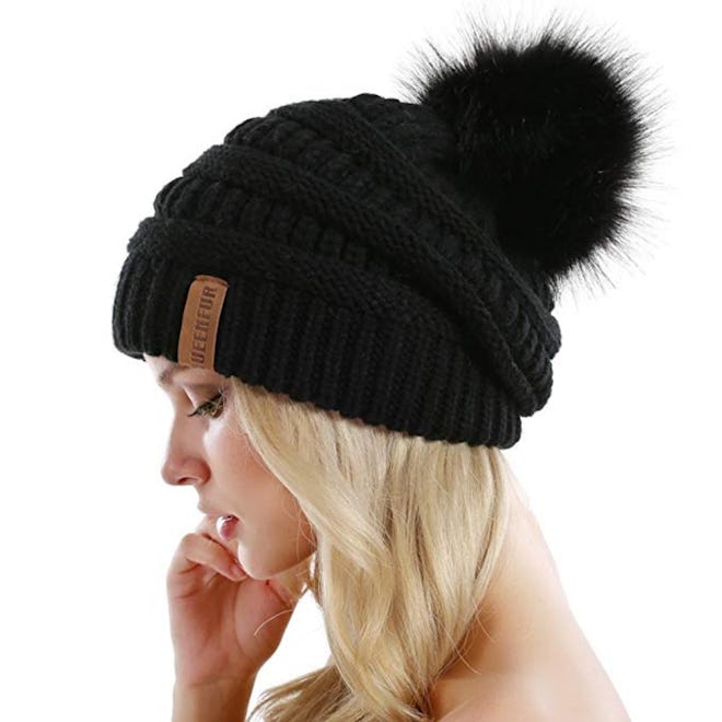 QUEENFUR Slouchy Knitted Hat