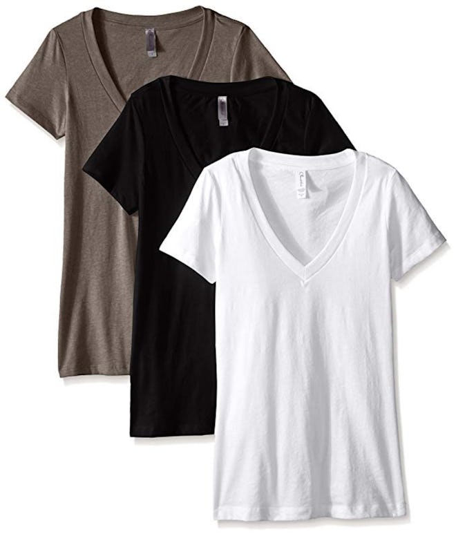 Clementine Apparel Deep V-Neck Tee (3-Pack)