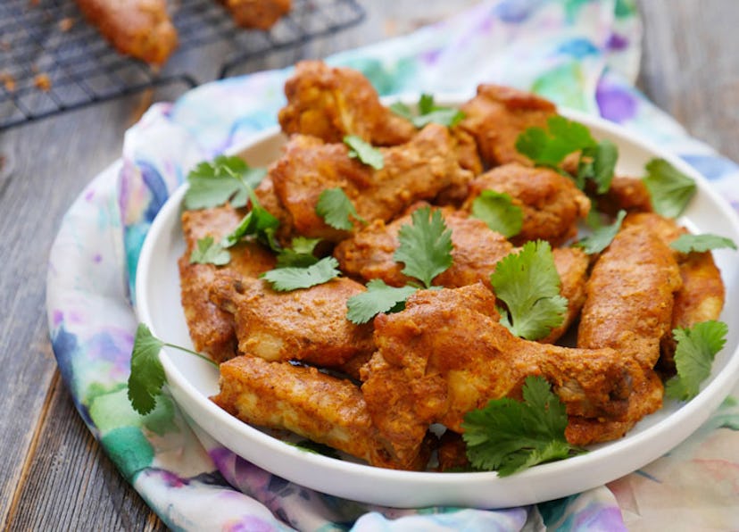 For a new spin on wings at the Super Bowl, try these tandoori ones in your Instant Pot
