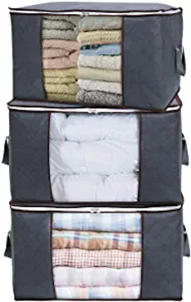 Lifewit Large Capacity Clothes Storage Bag (3 Pack)