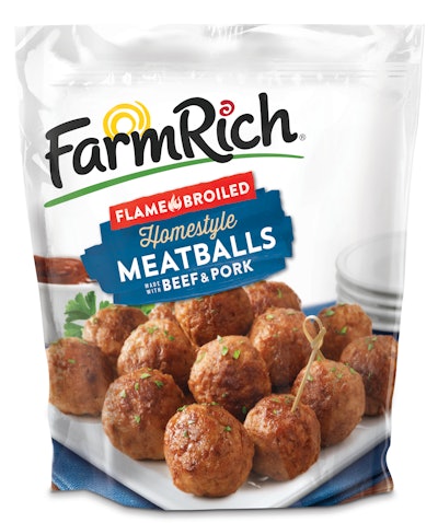 Farm Rich Homestyle Meatballs are a tasty Super Bowl appetizer from Walmart.