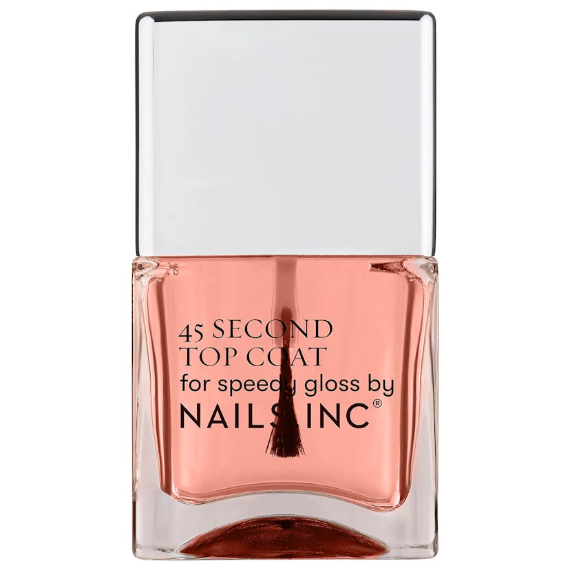 Nails Inc. Retinol 45 Second Top Coat in bottle.