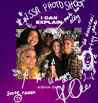 Photo of Aisha Dee, Raven-Symoné, and 'The Bold Type' cast