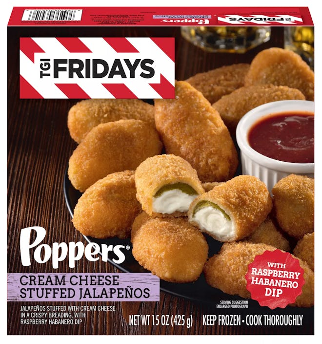 T.G.I. Friday's Cream Cheese Frozen Stuffed Jalapenos Poppers