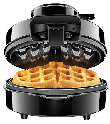 Round Iron for Mess-Free-Waffles