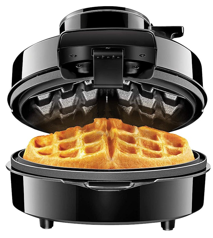 Round Iron for Mess-Free-Waffles