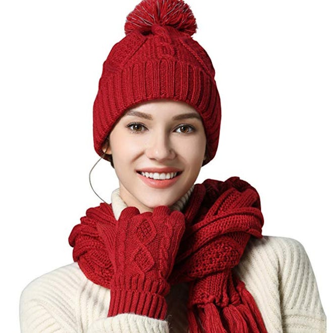 AGOOL Hat, Scarf, And Gloves Set