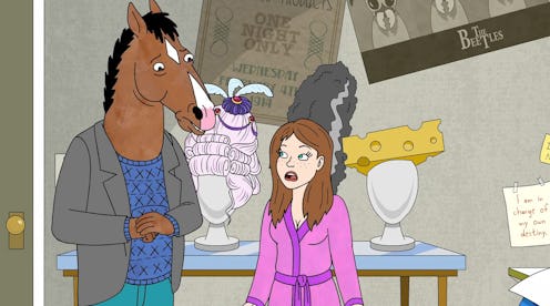 BoJack (voiced by Will Arnett) and Sarah Lynn (voiced by Kristen Schaal) in BoJack Horseman