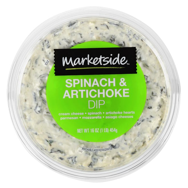 Marketside spinach and artichoke dip is a Super Bowl appetizer from Walmart.