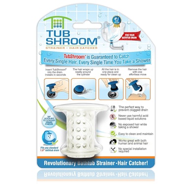 TubShroom The Revolutionary Tub Drain Protector Hair Catcher/Strainer/Snare