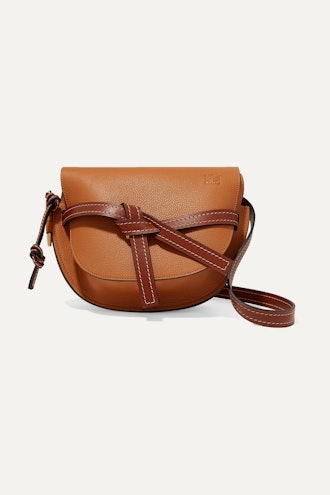 Gate Small Textured-Leather Shoulder Bag