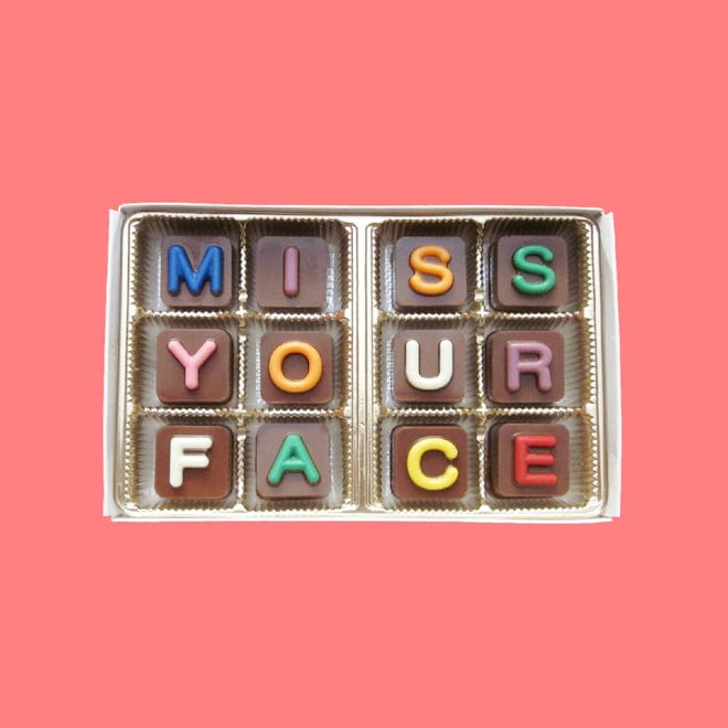  I Miss Your Face Chocolate Message