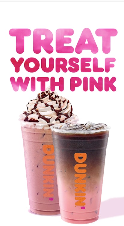Dunkin’s Valentine’s Day 2020 Donuts and new espresso drinks are available through February.