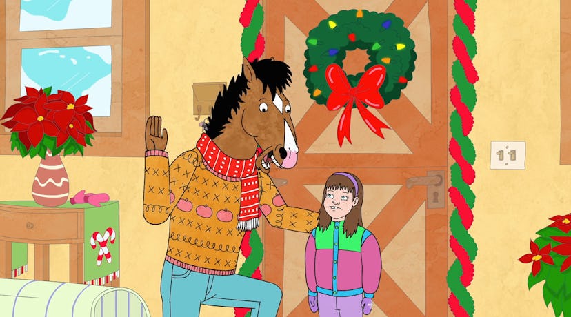 BoJack (voiced by Will Arnett) and Sarah Lynn (voiced by Kristen Schaal) in BoJack Horseman