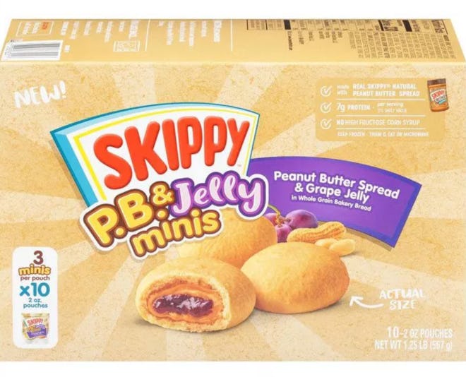 Skippy P.B. & Jelly Frozen Natural Peanut Butter and Grape Jelly Minis