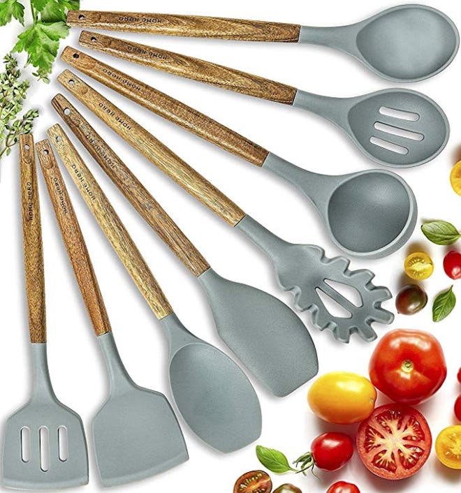 Home Hero Silicone Cooking Utensils (8-Piece Set)