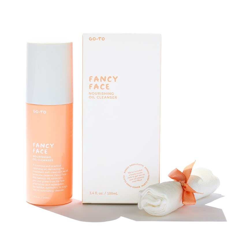 Go-To's new Fancy Face cleanser and muslin Posh Cloth.