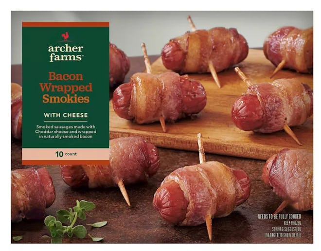 Archer Farms Bacon Wrapped Frozen Smokies with Cheese