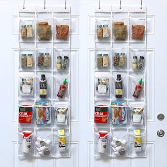 SimpleHouseware Clear Over-The-Door Pantry Organizer (2-Pack)
